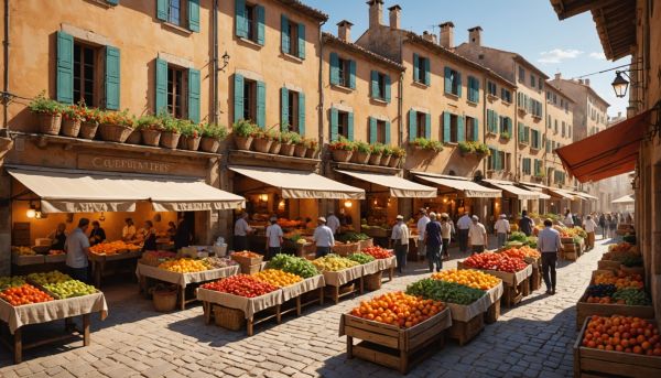 Les marchés provençaux éveillent tous les sens des voyageurs
